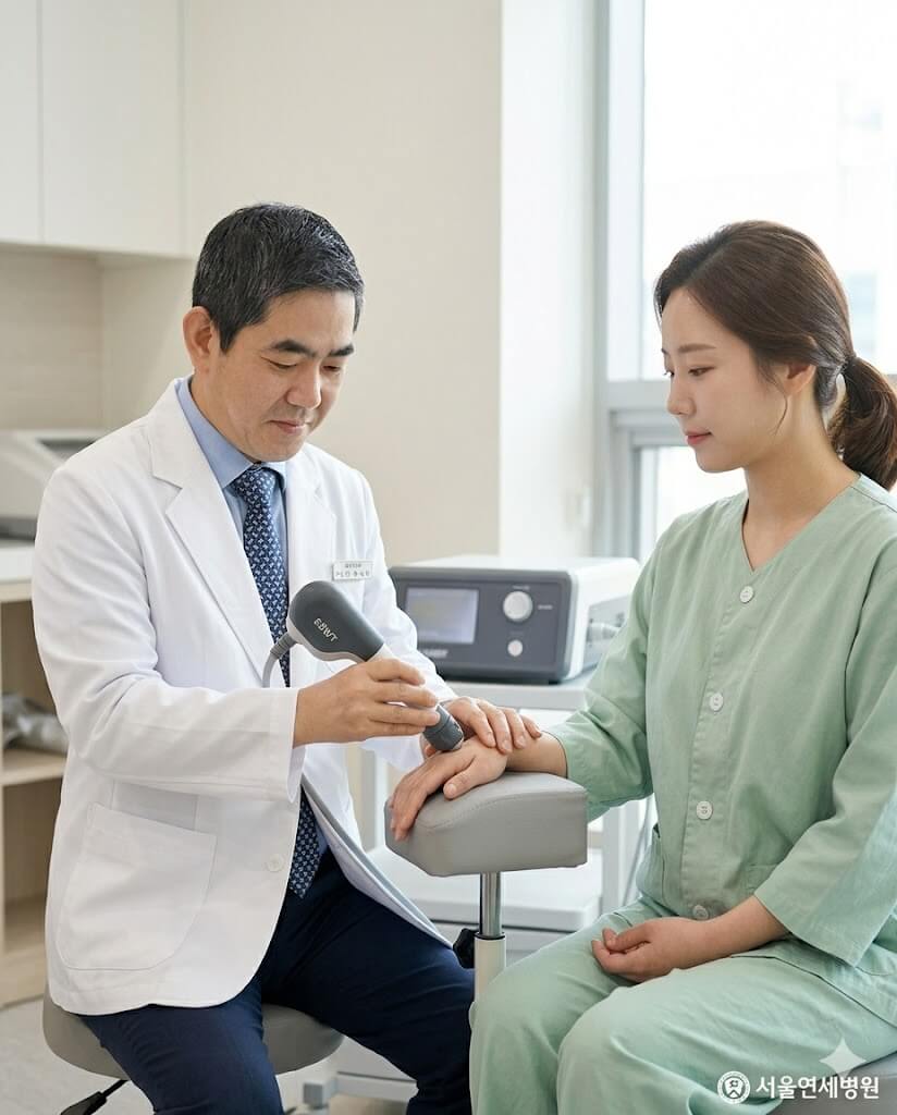 마포역 손목 통증, 손목터널증후군 vs 방아쇠수지 치료법
